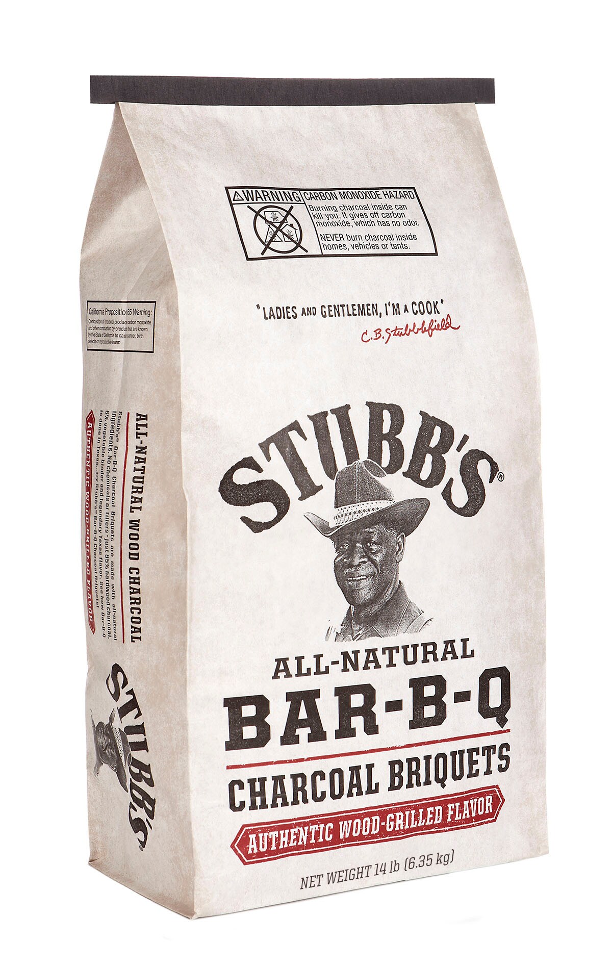 Stubbs 46014 Natural Charcoal Briquets 14-Pound 