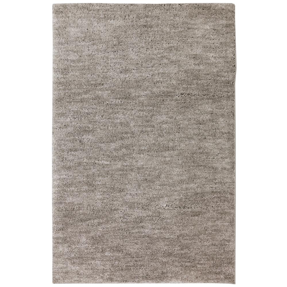 Mohawk Home Overtones 5 x 8 Gray and Black Solid Mid-Century Modern Area Rug