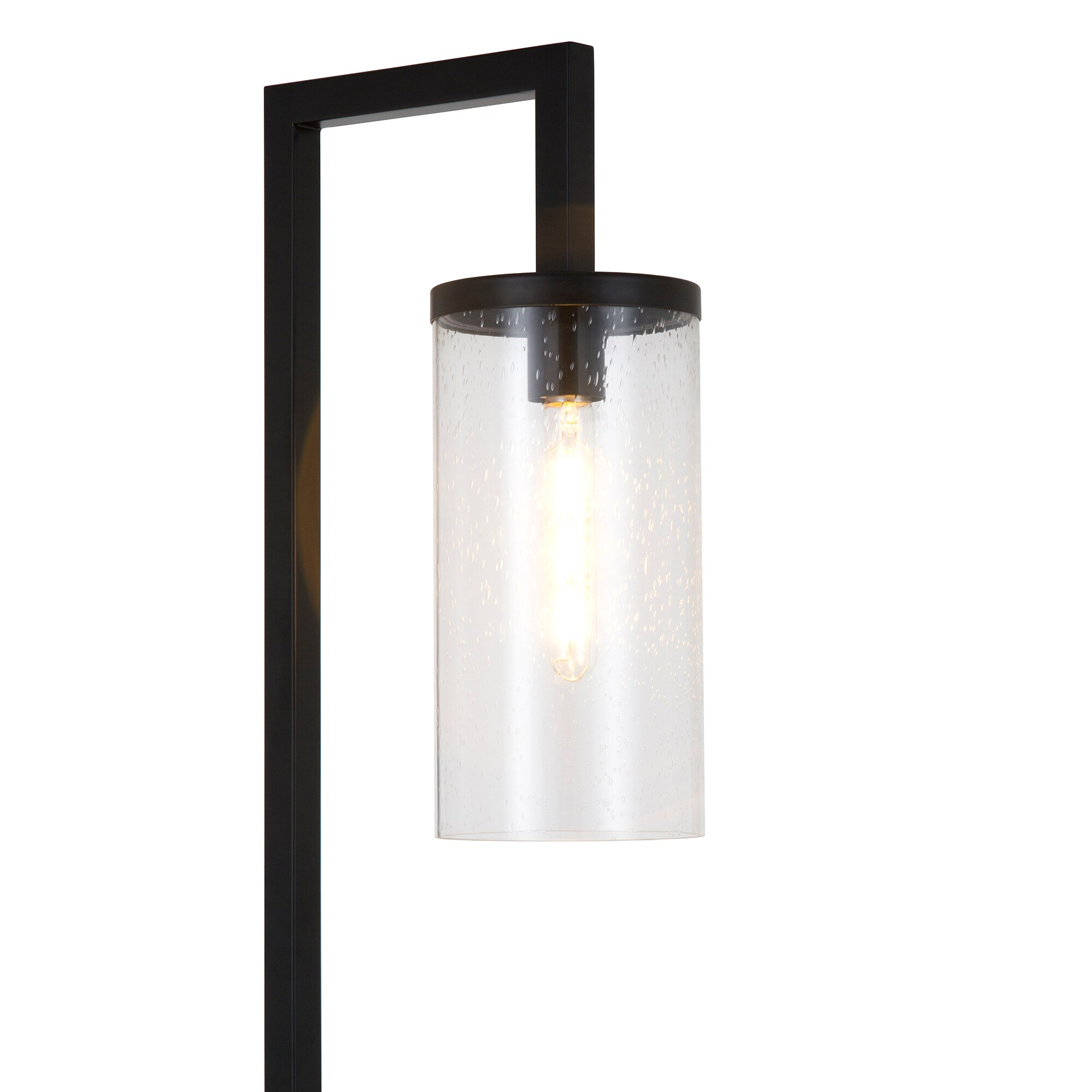 Henn&Hart Contemporary Seeded Glass Mini Lamp in Seeded Glass 