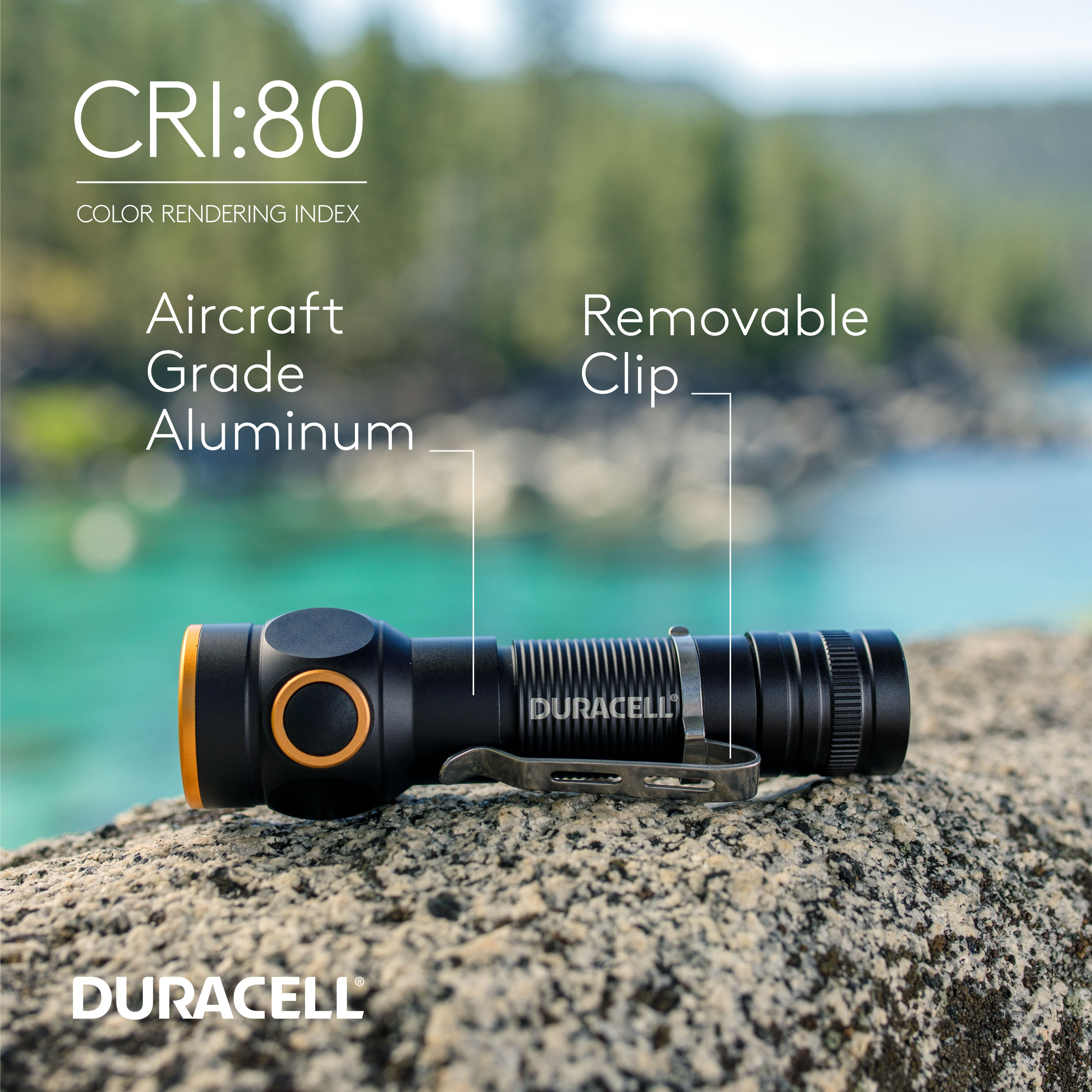 Duracell 60-060 Smart Power Self Powered LED V2 Flashlight Innovative Concepts 