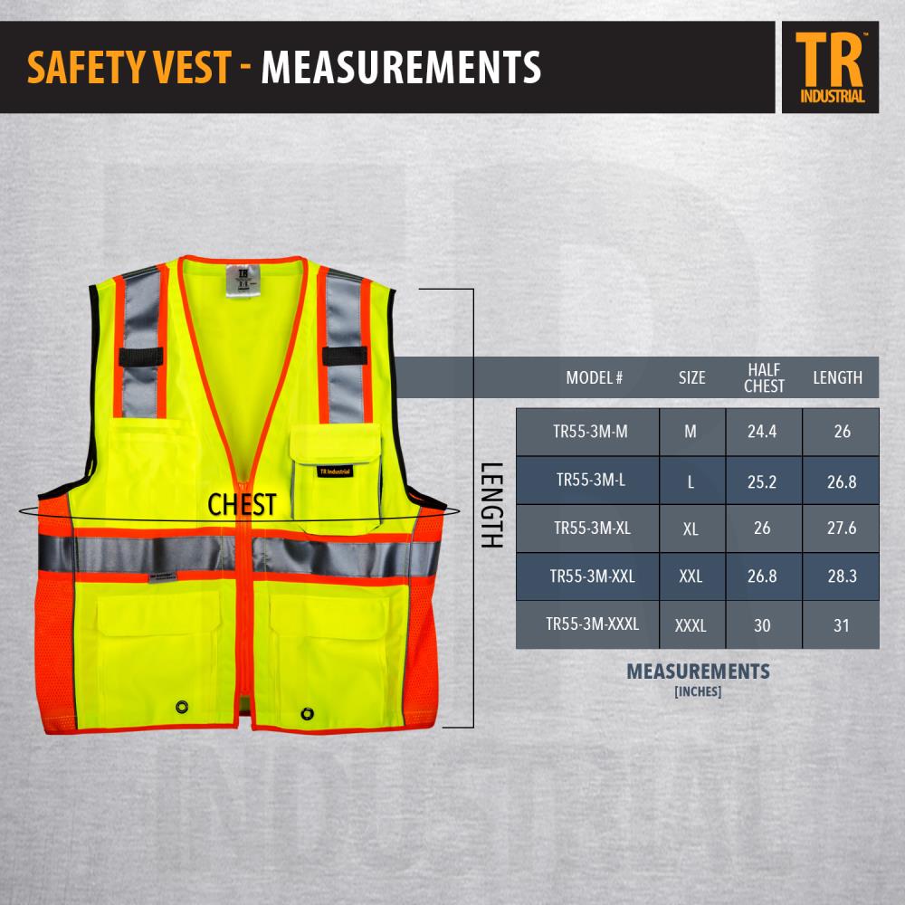 Yellow 3M Day/Night Reflective Safety Vest 