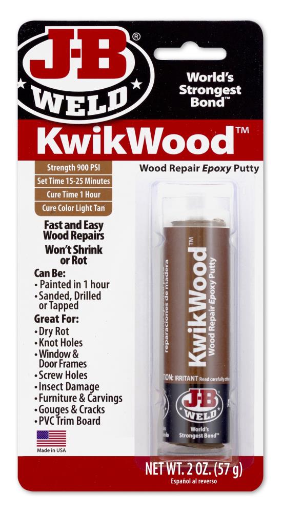 Wood Epoxy Putty Stick Quick Fix Repair 75mm Pack x1 