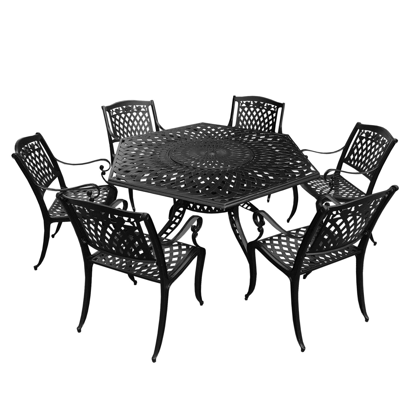 cast aluminum patio furniture lowes