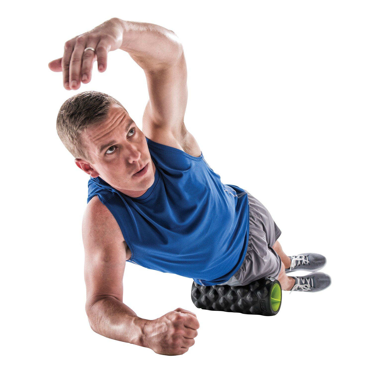 APOLLO DEEP Massagerolle Fitness Yoga Pilates Gymnastik Rolle Foam Roll 14x33cm 