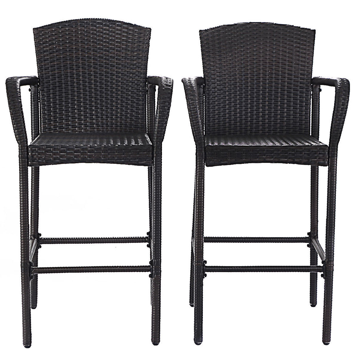 tall wicker bar stools