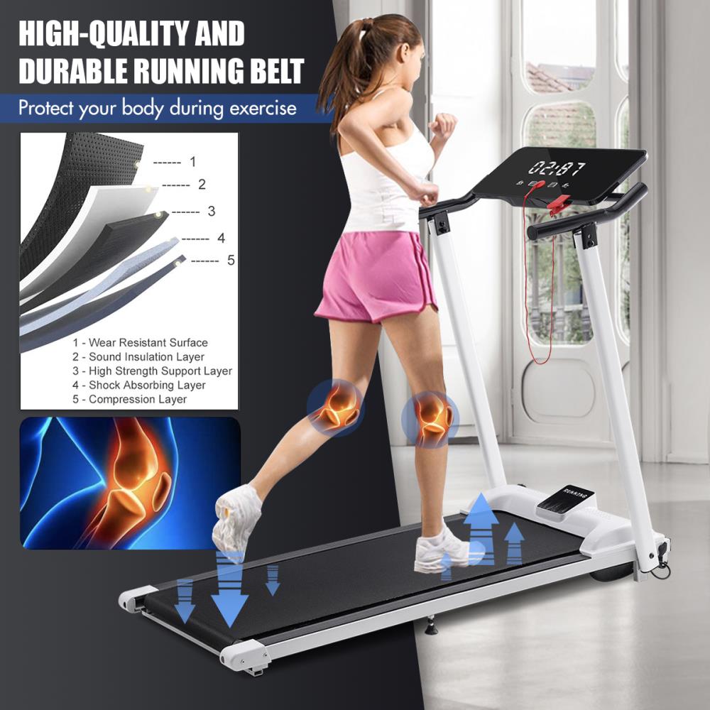 Fufu&gaga Folding Mechanical Treadmill, 16.8