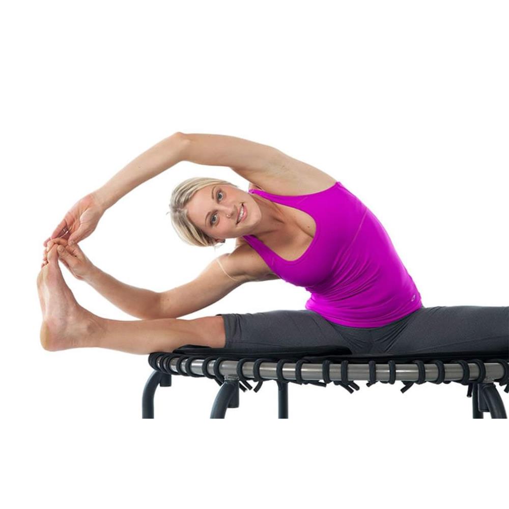 JumpSport 350 Indoor Lightweight 39-Inch Heavy Duty Fitness Trampoline Black 
