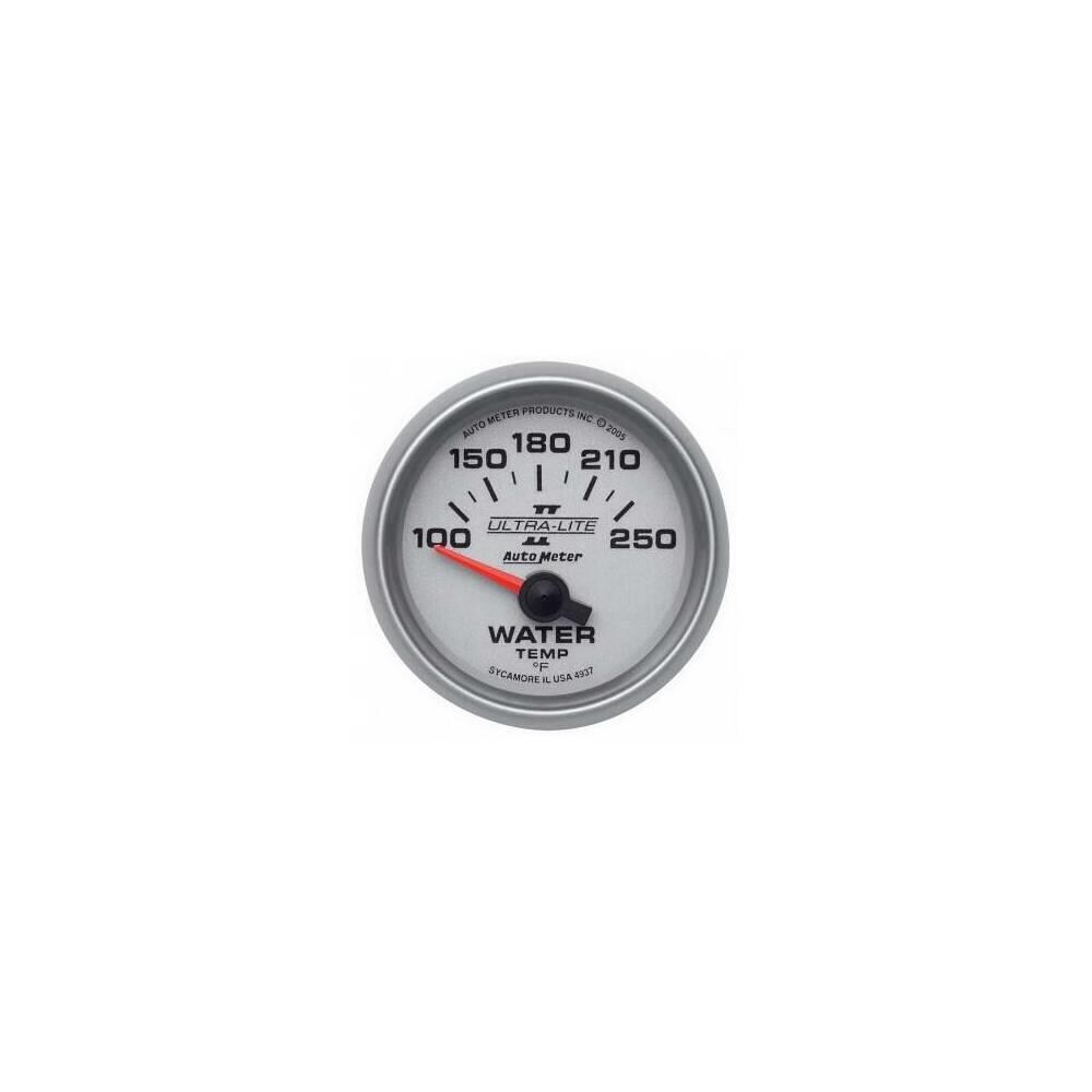 4937 Autometer 4937 Ultra Lite Ii Electric Water Temperature Gauge 