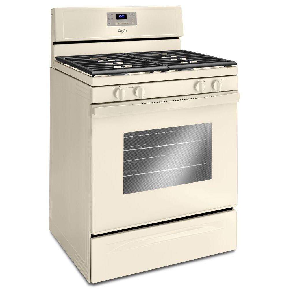 Whirlpool 30in 5cu ft Selfcleaning Freestanding Gas Range (Biscuit