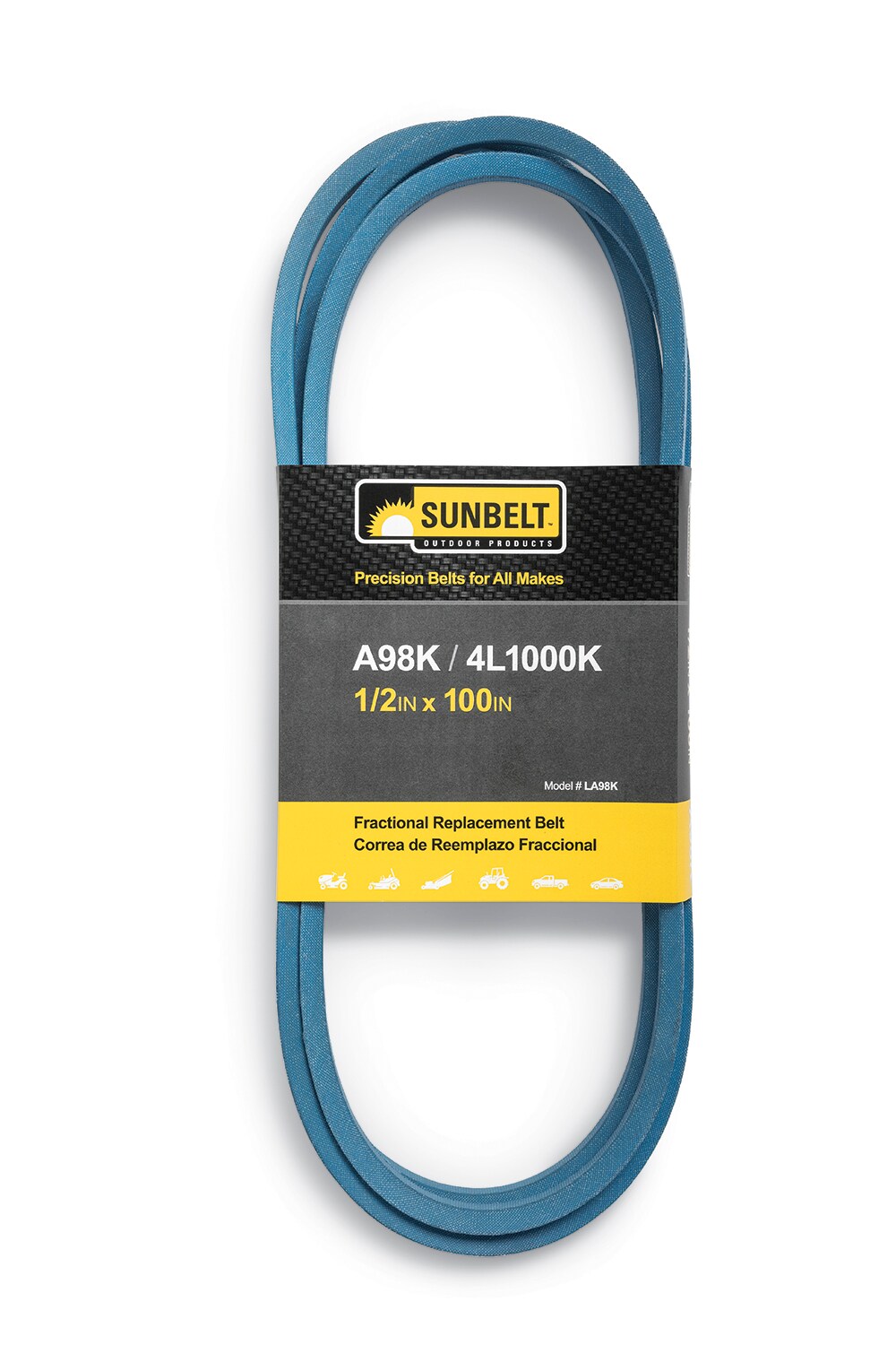 Sunbelt A98K Deck/Drive Belt for Multiple (1/2-in W x 100-in L)