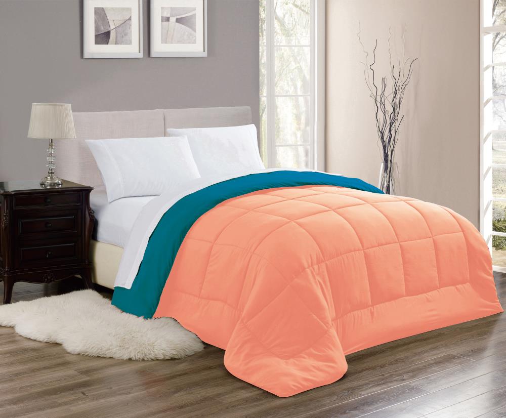 Down Comforter Microfiber Alternative Reversible Twin Queen King Size Multicolor 