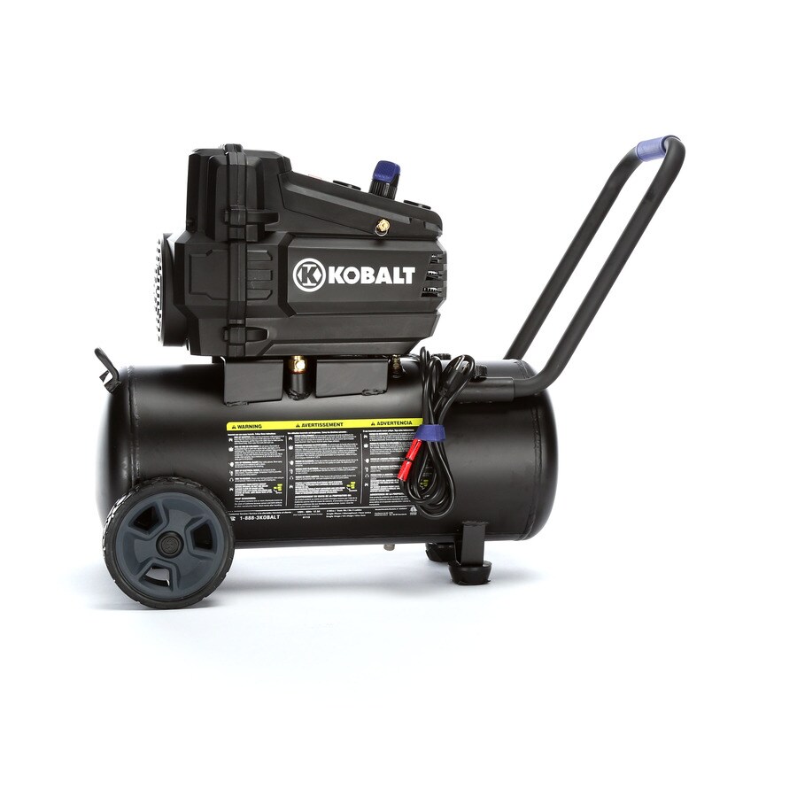 Kobalt 8 Gallon Single Stage Portable Electric Horizontal Air Compressor In The Air Compressors 5378