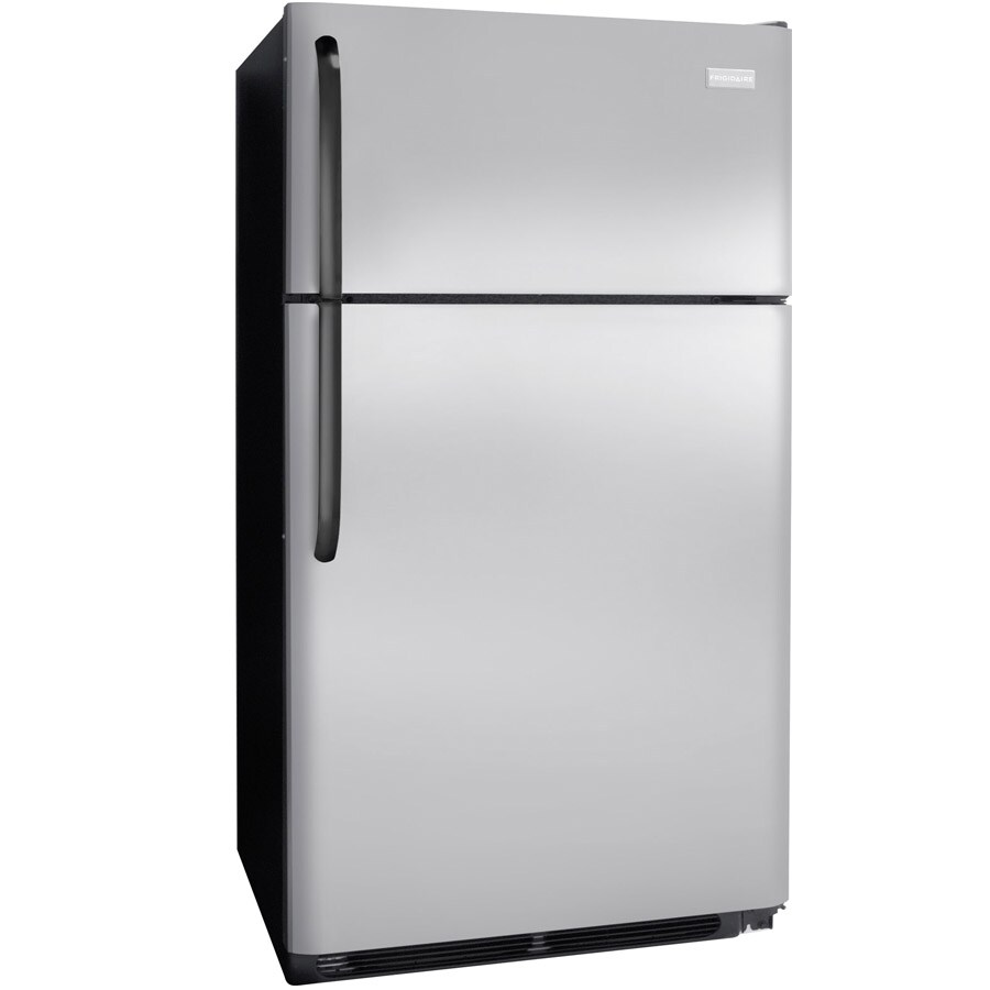 Frigidaire 18 Cu Ft Top Freezer Refrigerator Stainless At