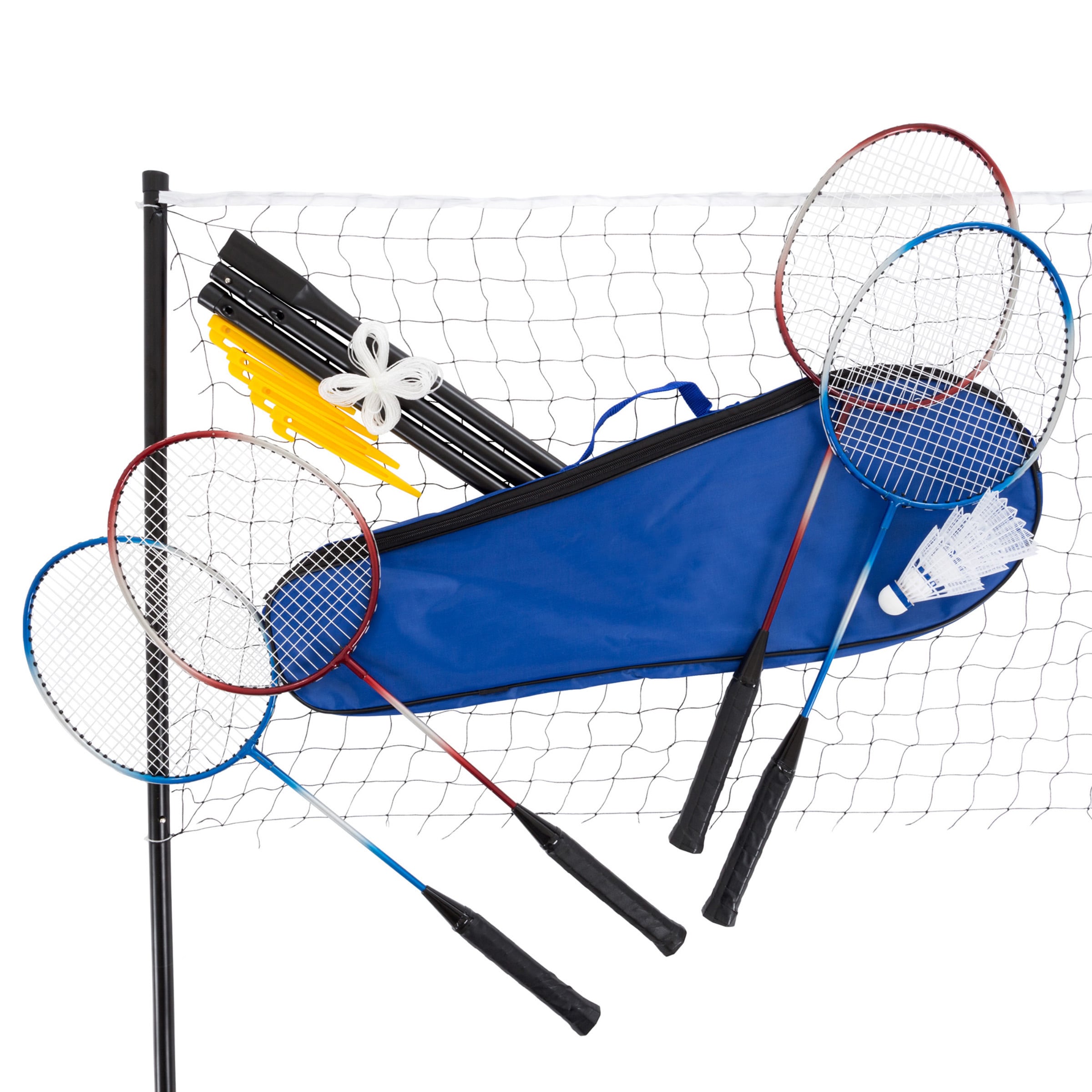 Badminton Set Outdoor Games Bat Shuttlecock Racket Sport 2 Player Garden Toy for sale online 