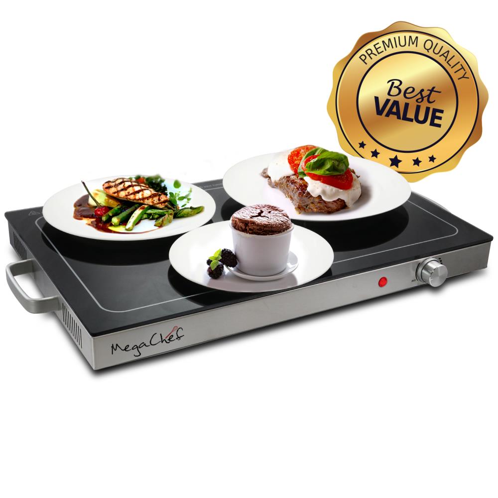 HEAVY DUTY STAINLESS STEEL MATERIAL UZO1™ BUFFET SERVER & FOOD WARMING TRAY 