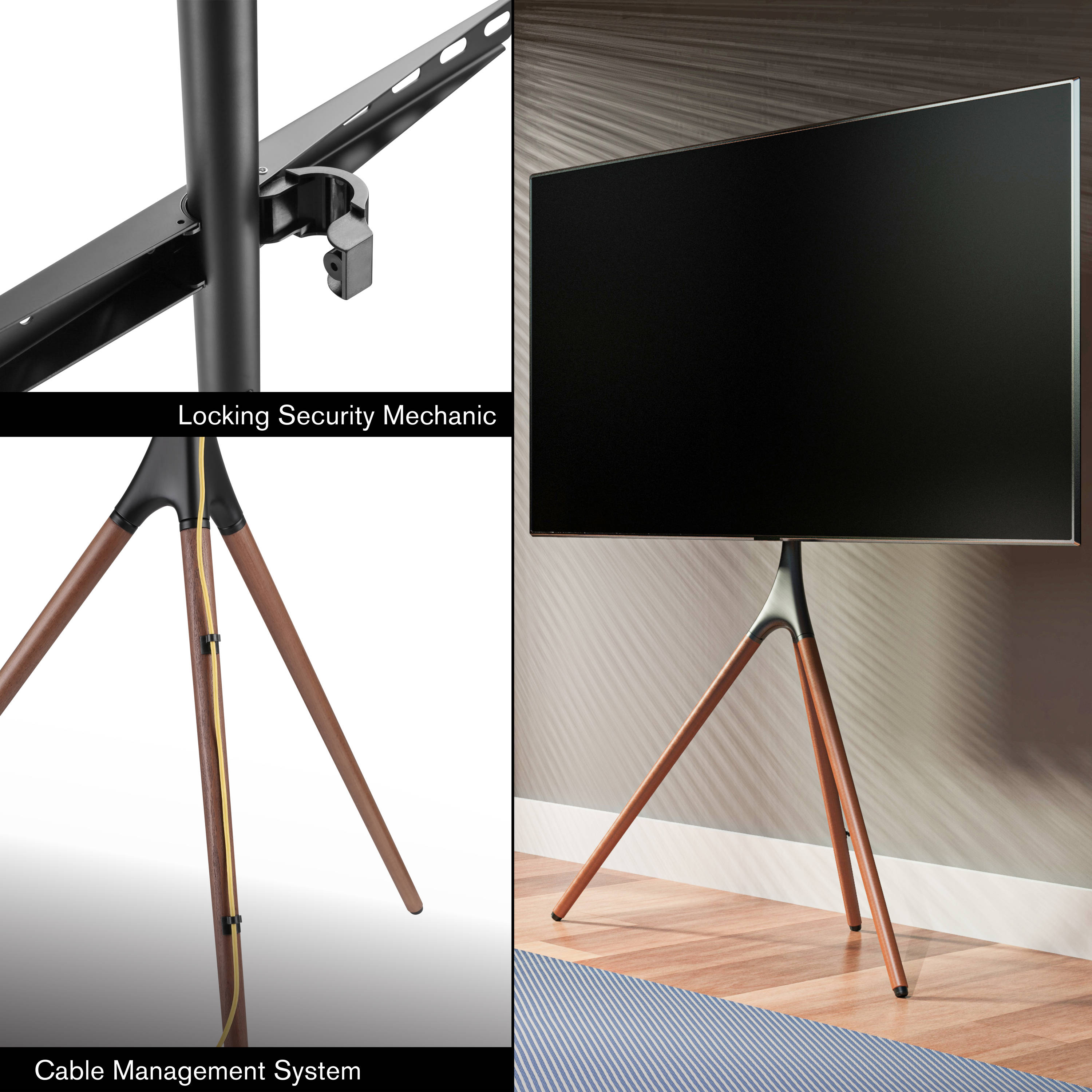 Promounts Fixed Freestanding Tv Mount Fits TVs up to 70-in (Hardware Included)