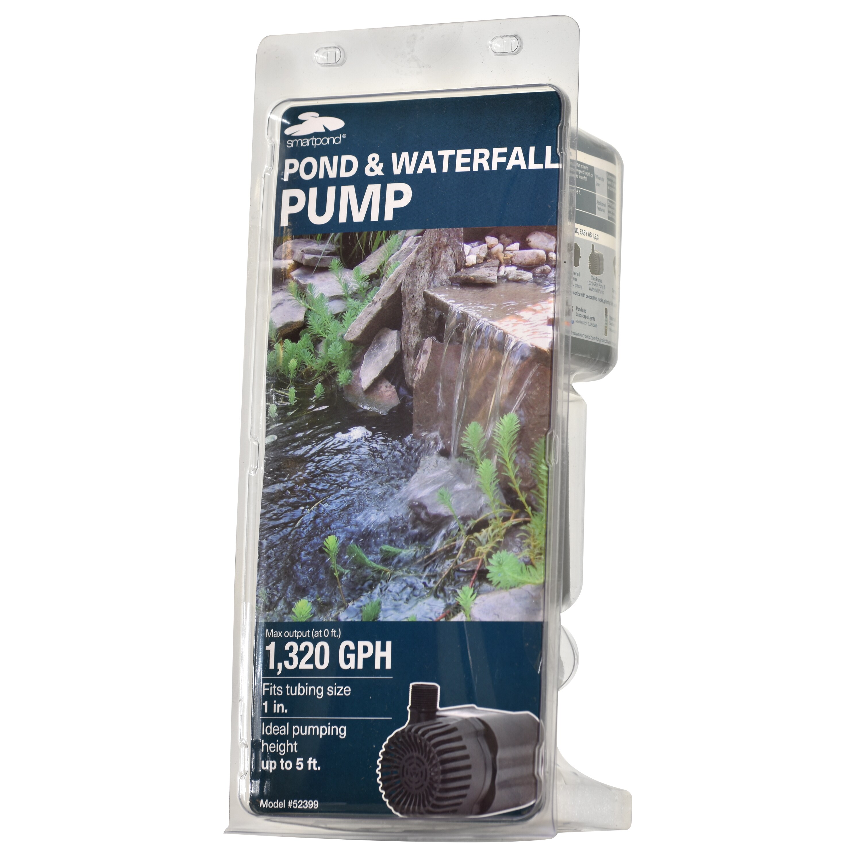 2100 GPH Pond Pump and 25" Waterfall Spillway Combo Kit 