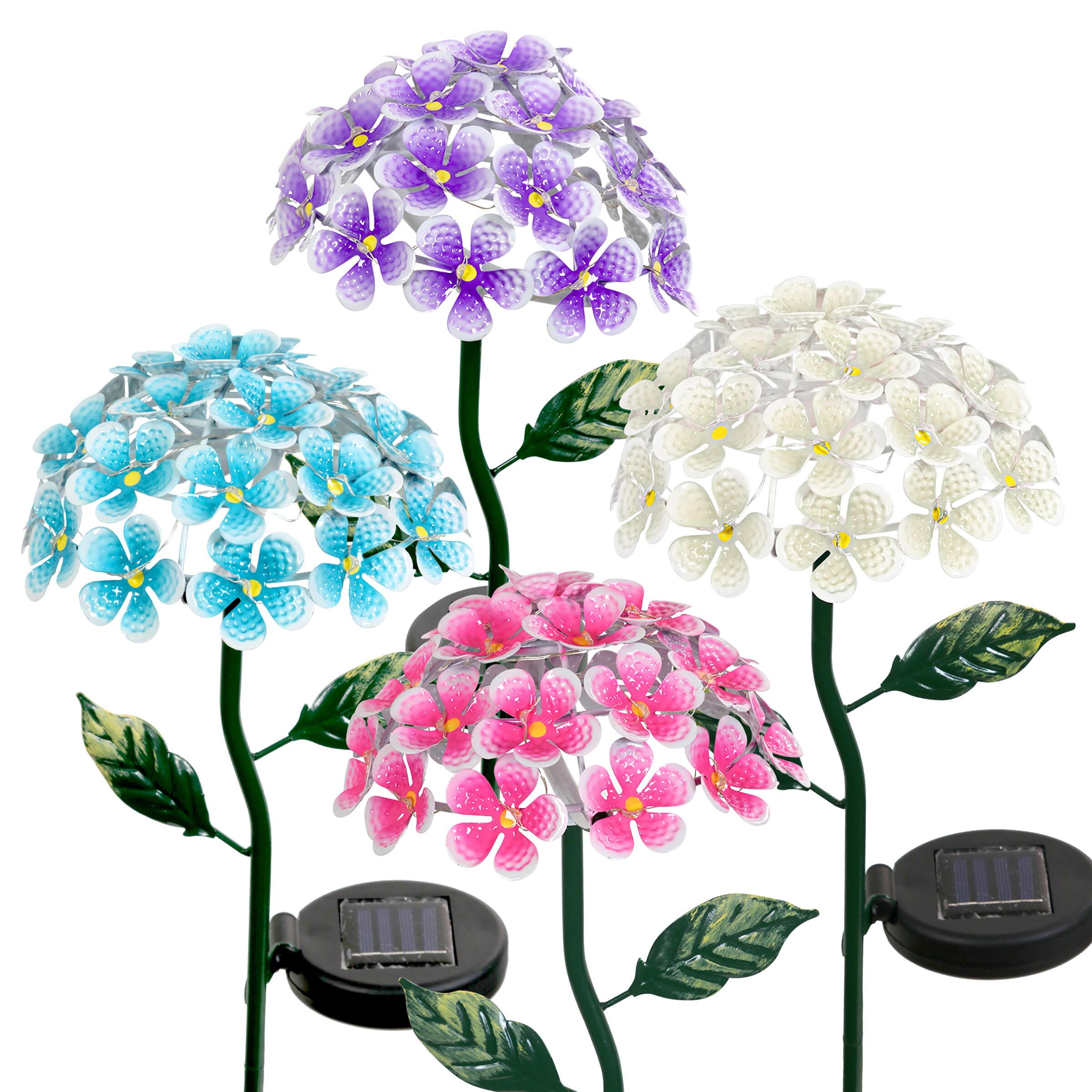 Details about   2 pack Orchid Flowers Solar Garden Stake Lamp For Yard Outdoor Patio Decor