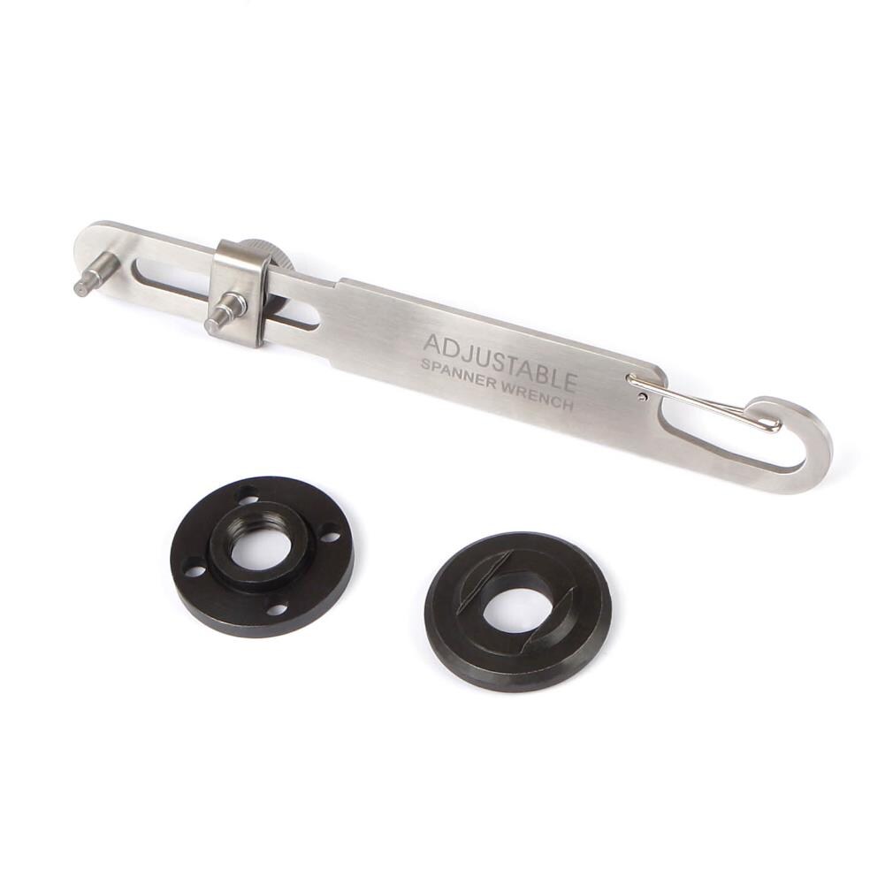 4 inch 100mm Mini Size Metal Adjustable Spanner Wrench K7L5