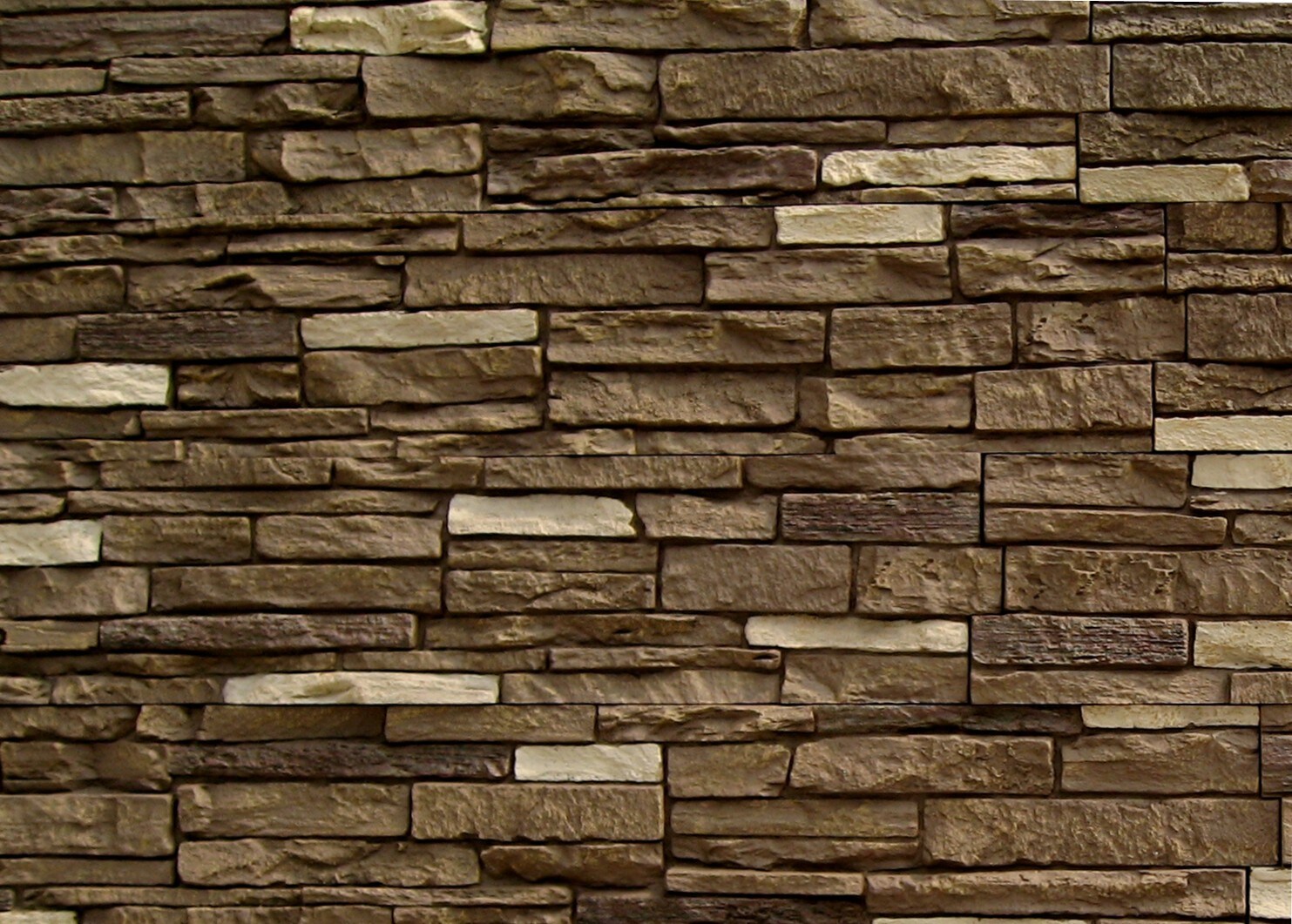 NextStone Slatestone 17.12-sq Ft Brunswick Brown Faux Stone Veneer In ...