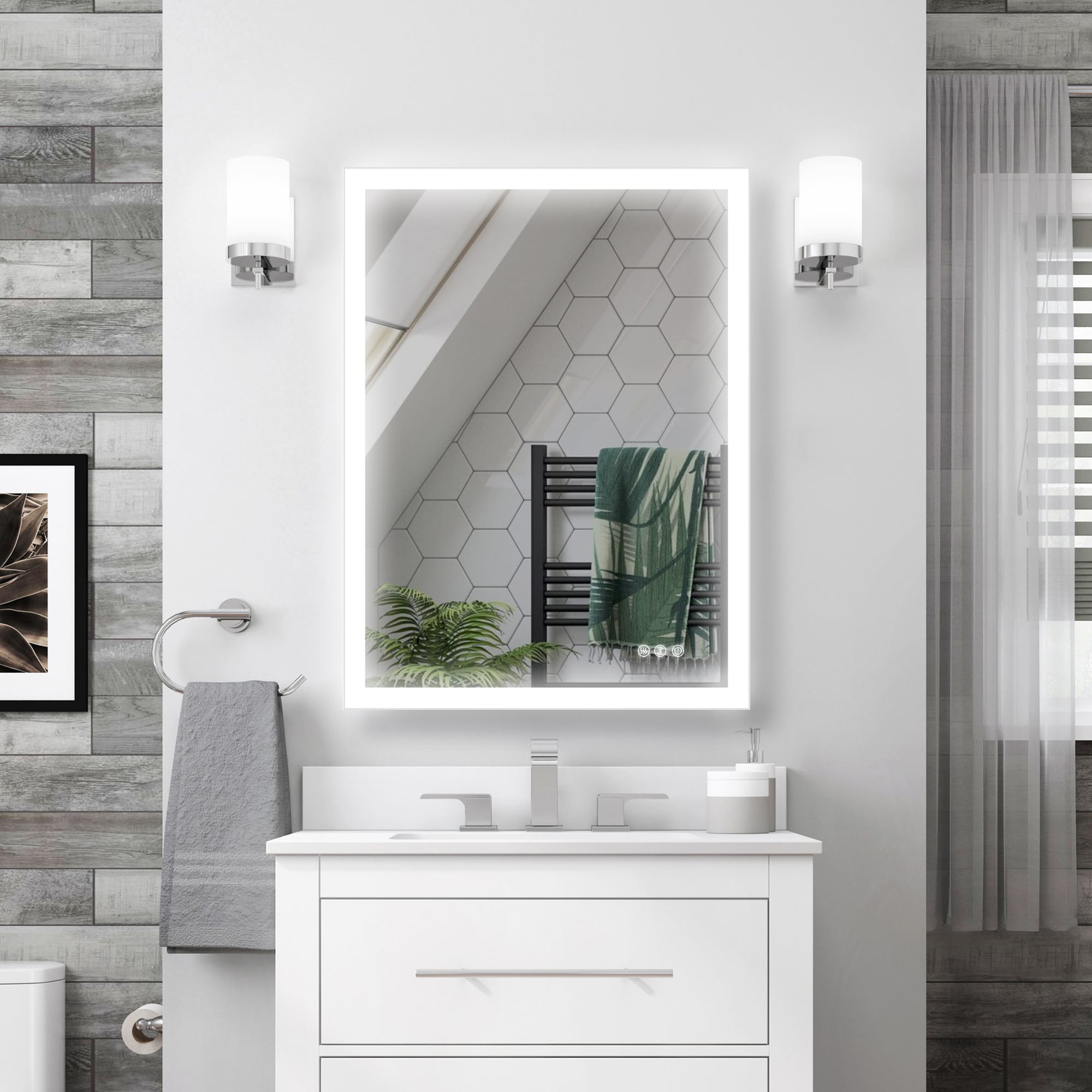 5 x Bathroom Anti-Mist Cloths Smear Free Steam Free Mirror Clear Screen 