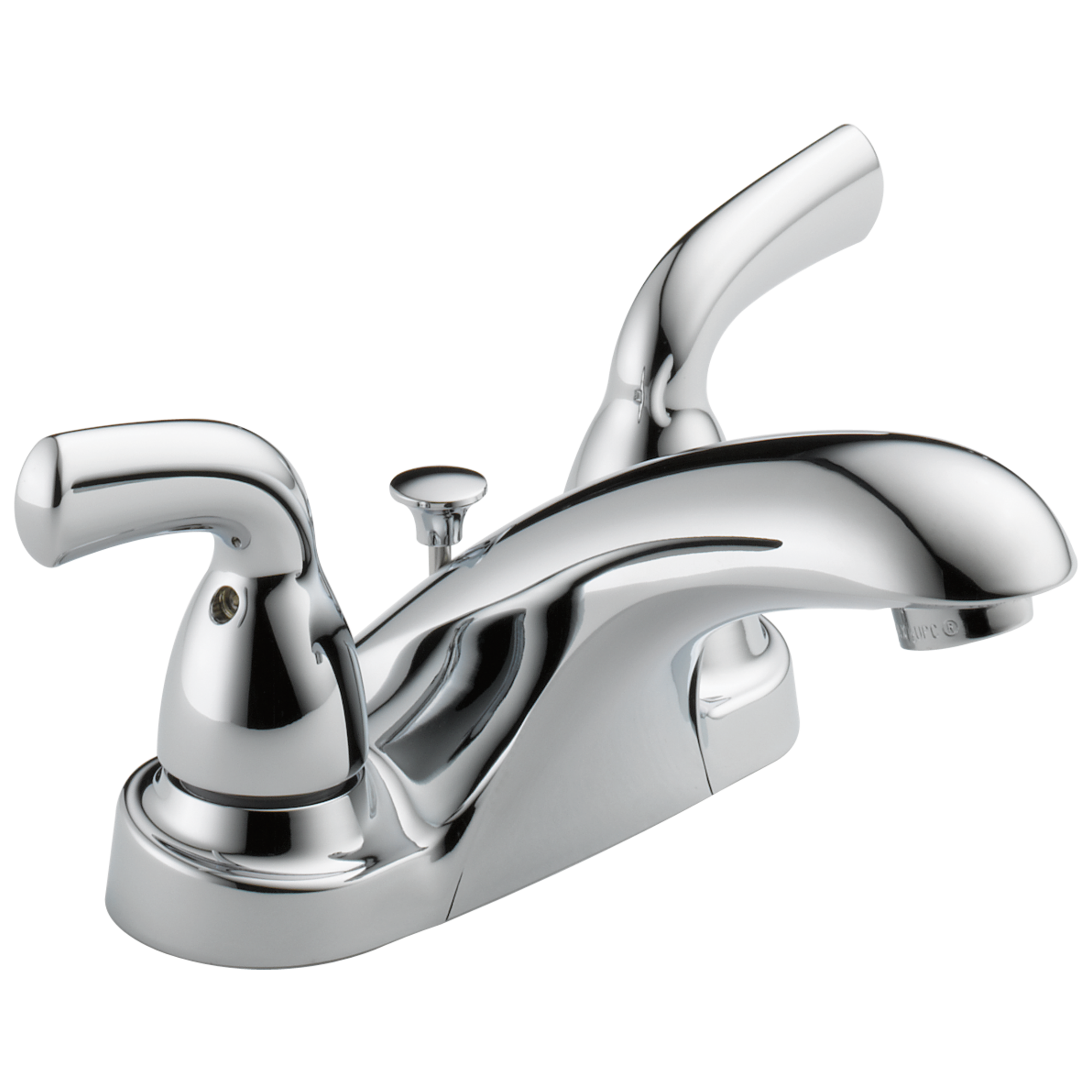 Centerset 2-Handle Bathroom Faucet in Chrome by Delta Classic 4 in