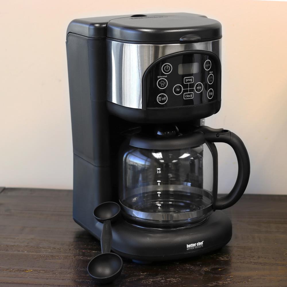 Better Chef 12-Cup Black Commercial/Residential Drip Coffee Maker 