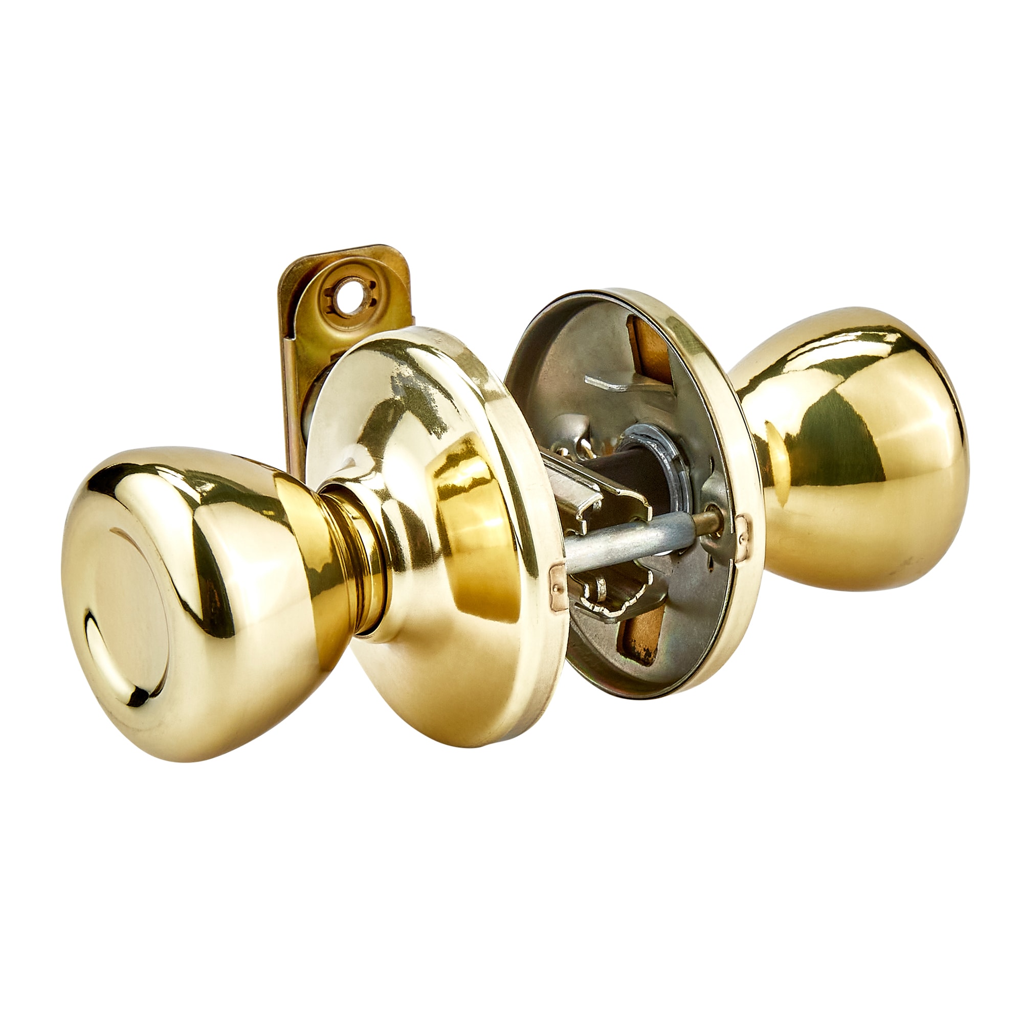 Kwikset Polished Brass Tylo Privacy Knob 300t 3 CP V1 Fp5 for sale online 
