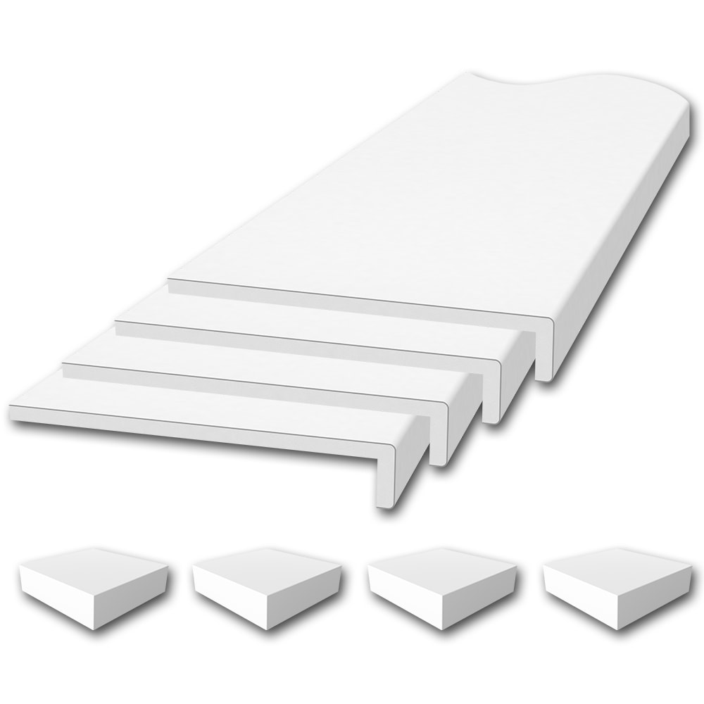 FlexStone Window Trim Kit in White in the Shower Parts at Lowes.com