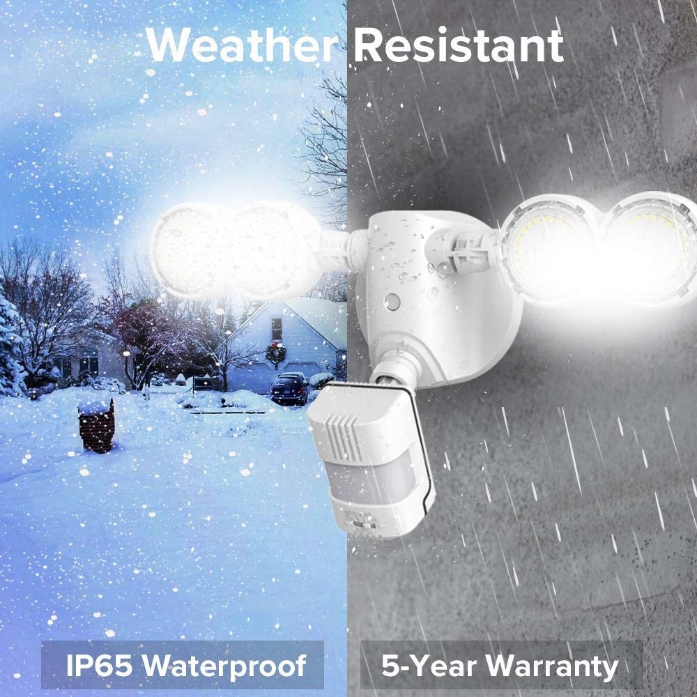 IP65 Waterproof Motion Sensor Flood Light Exterior Light Dusk to Dawn Flood Light Outdoor SANSI LED Security Lights Motion Sensor Light Outdoor White 30W 4000lm 5000K Motion Light