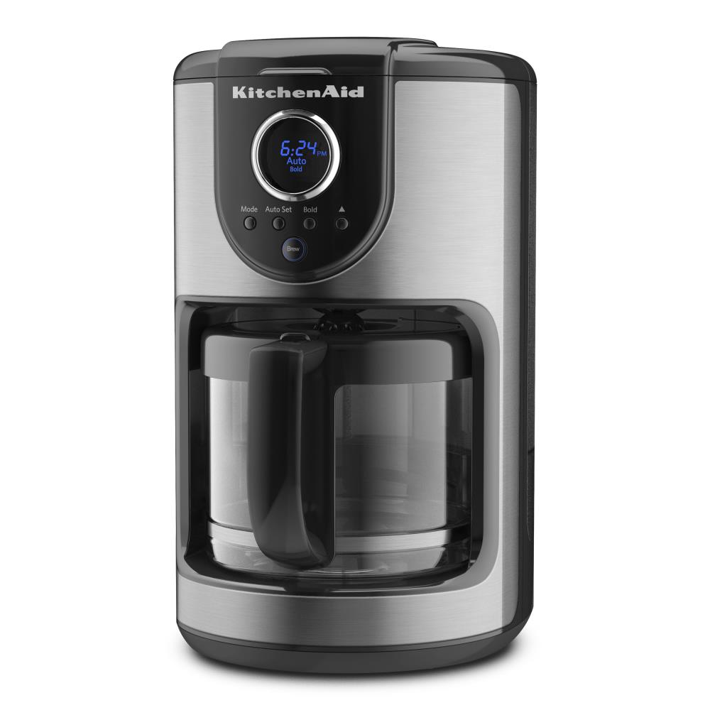 KitchenAid 12-Cup Onyx Black Residential Coffee Maker at Lowes 