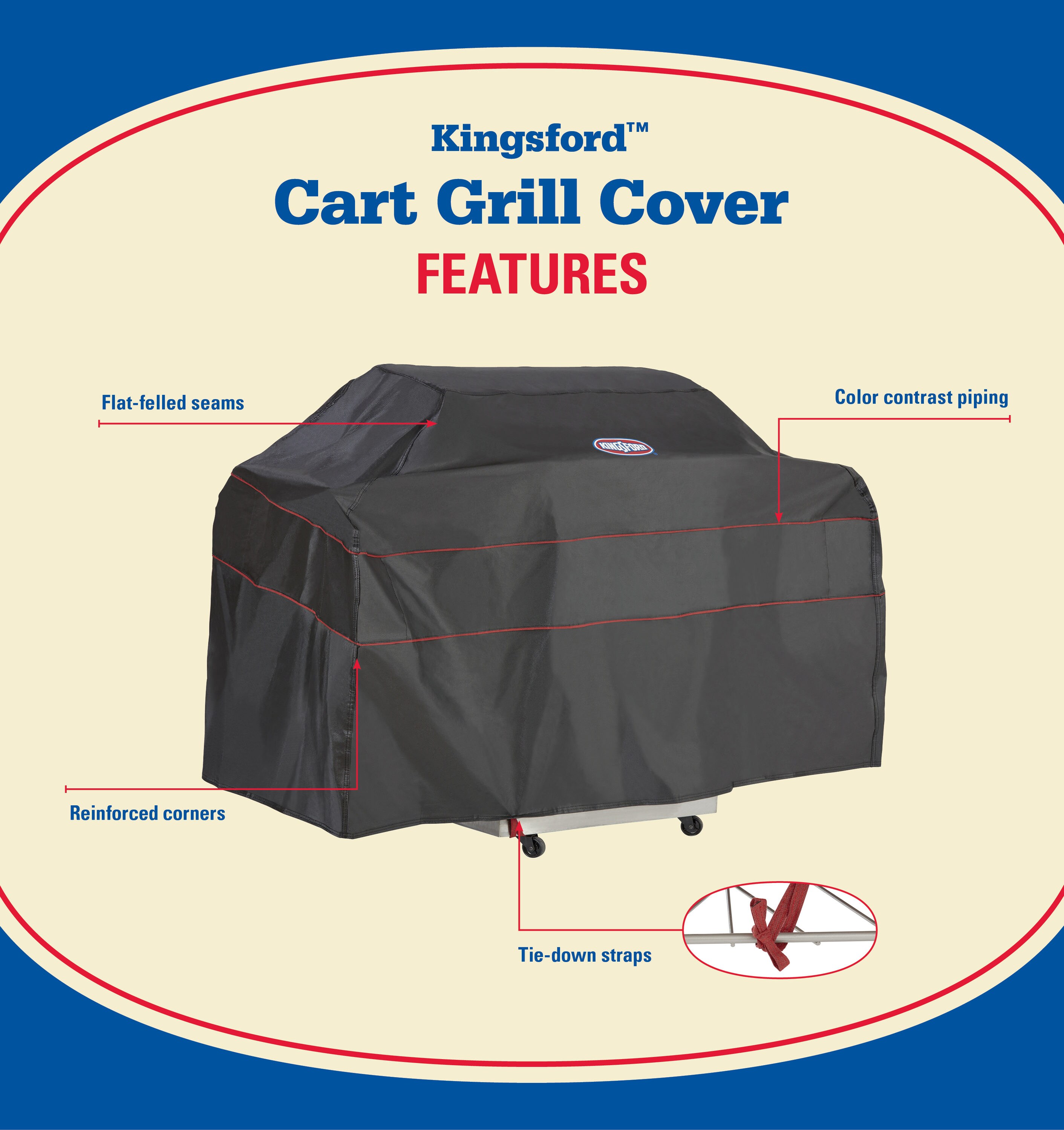 72 Virginia Tech Grill Cover by Holland Covers 