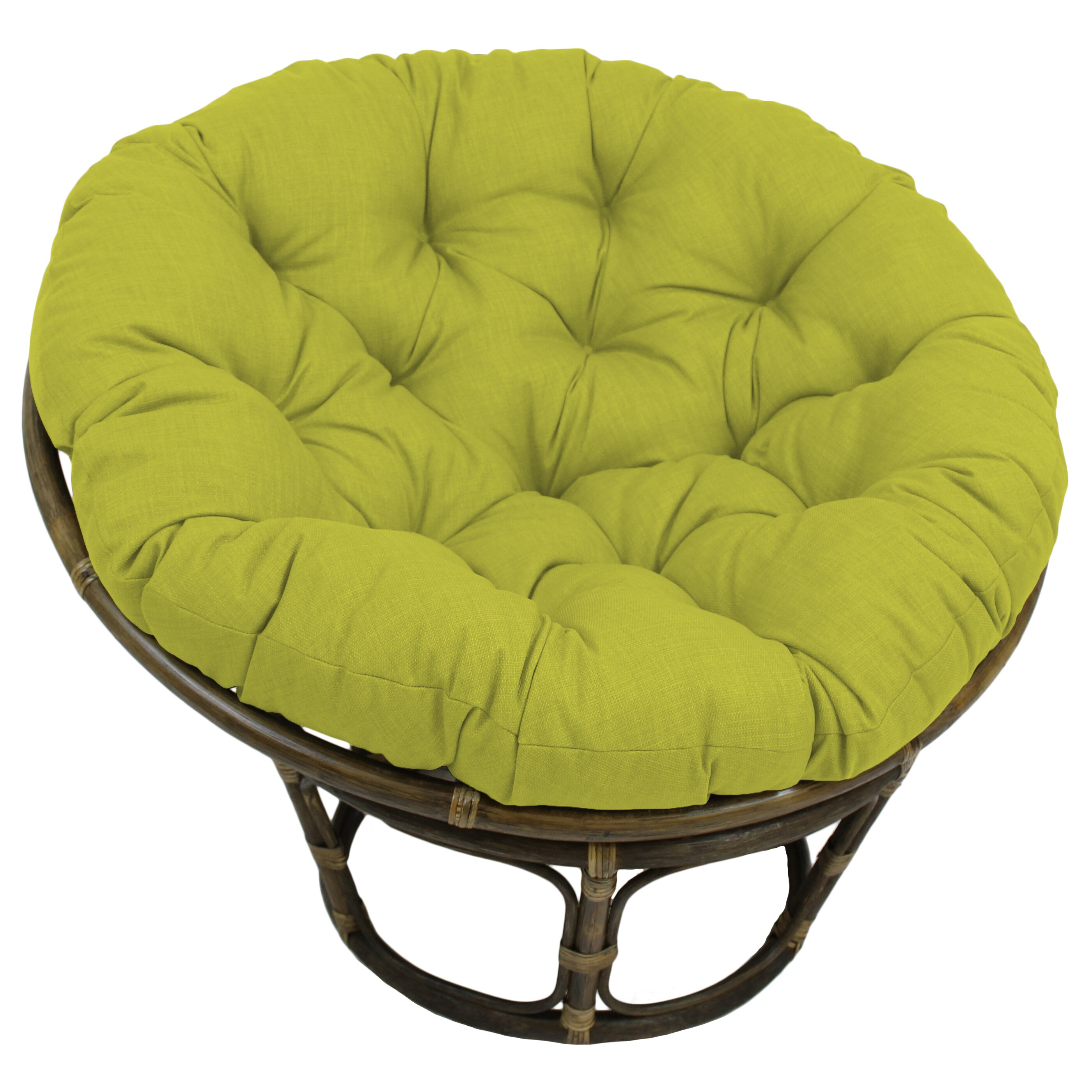 lime green papasan chair