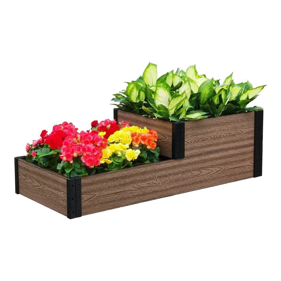 Everbloom 24 W x 21 D x 21 H Cornerstone Raised Garden Bed Planter Box