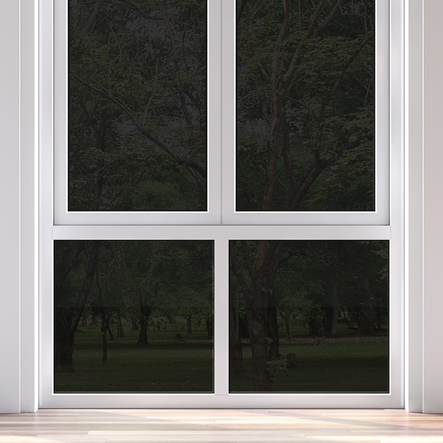 Basic Black Window Cling 36x12 CGSignLab Open 24/7 