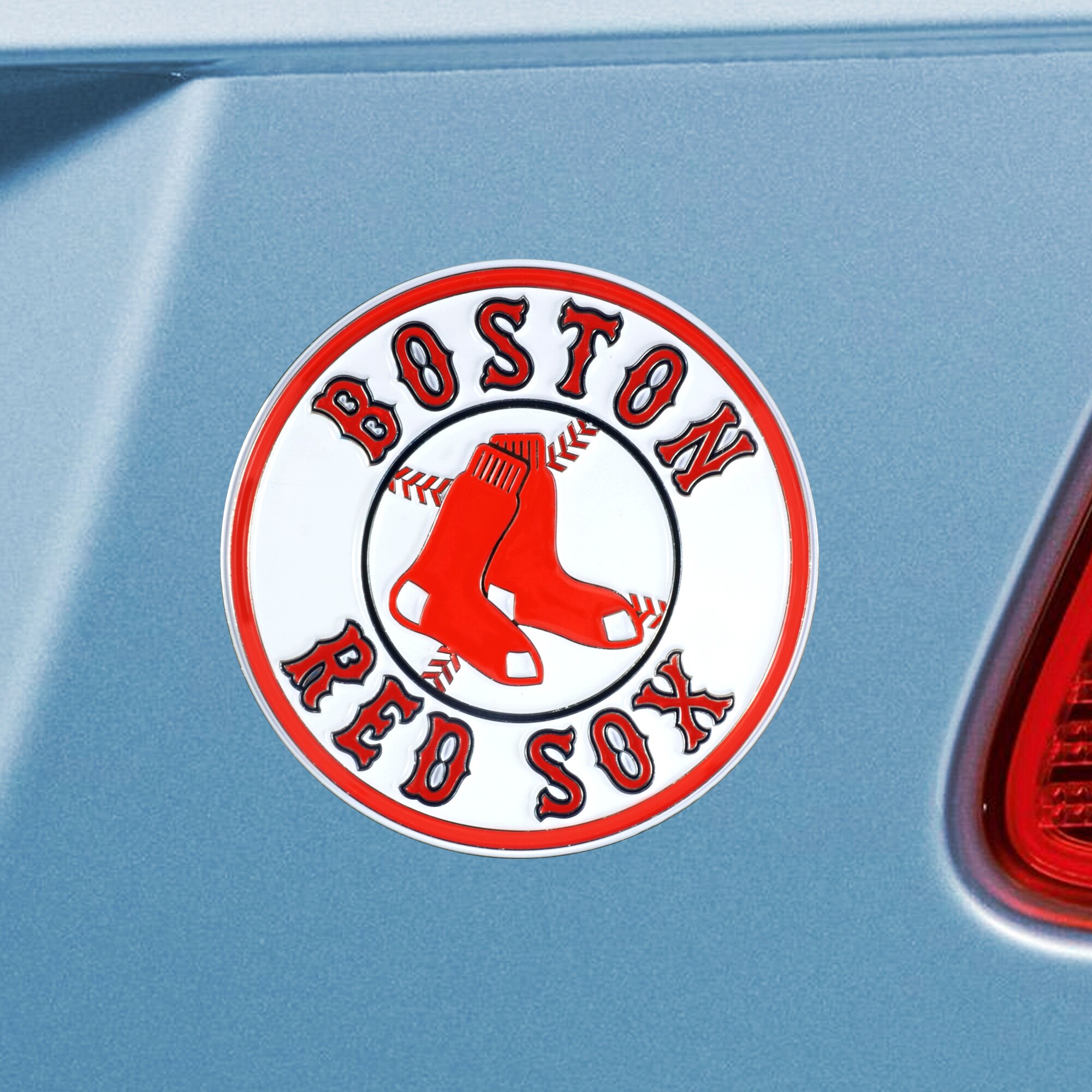 Boston Red Sox Silver Auto Emblem 
