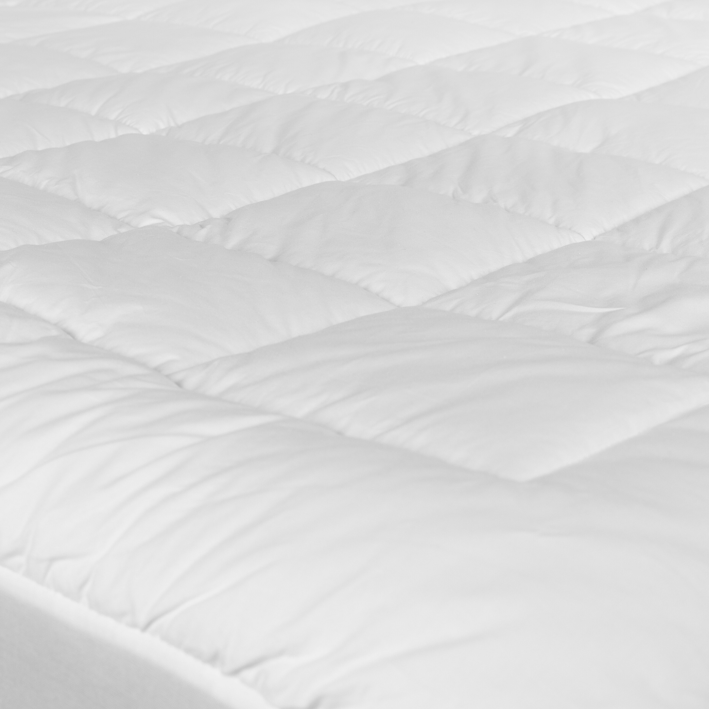 Details about   New White Mattress Pad Cover Deep Pocket Bed Sheet Topper Bug Dust Protector US 
