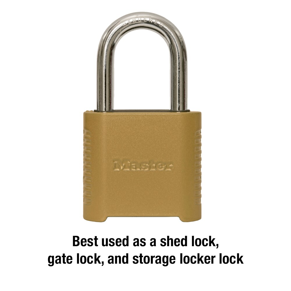 50mm Long Shackle Security Reinforced Padlock gate shed Gym Lock Locker 