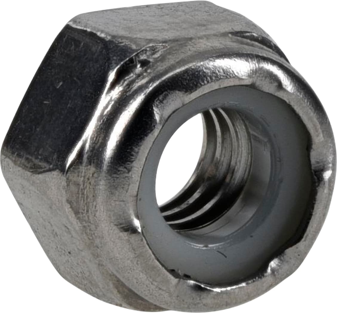 1/4"-20 Nylon Insert Hex Lock Nuts Grade 2 Zinc Plated Steel Qty 5000 