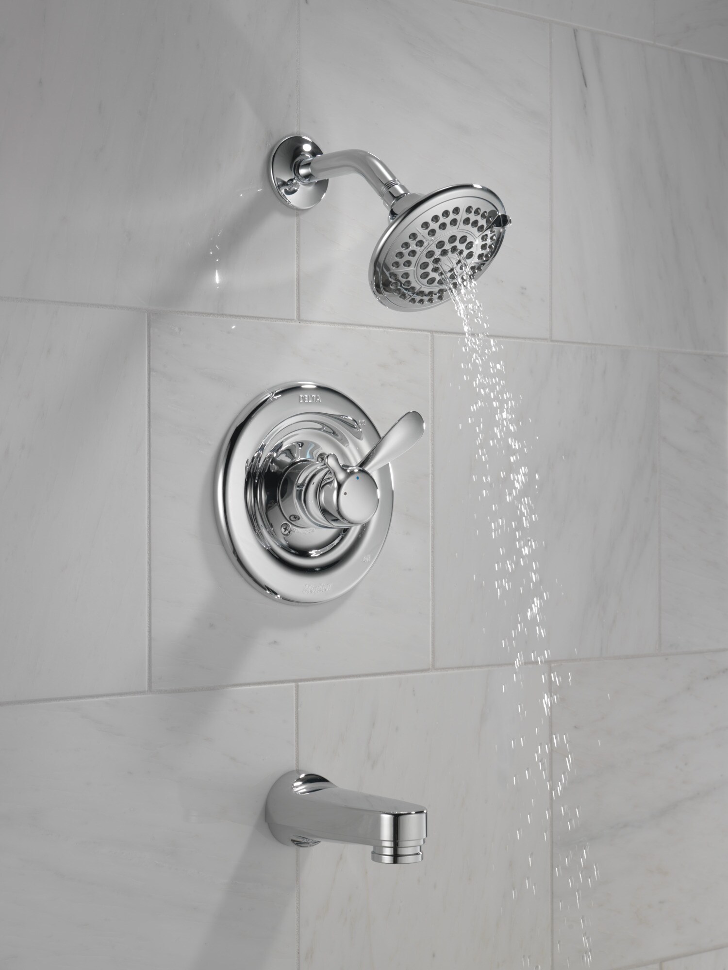 Delta Classic Chrome 1 Handle Bathtub And Shower Faucet Valve Not Included In The Shower 7888