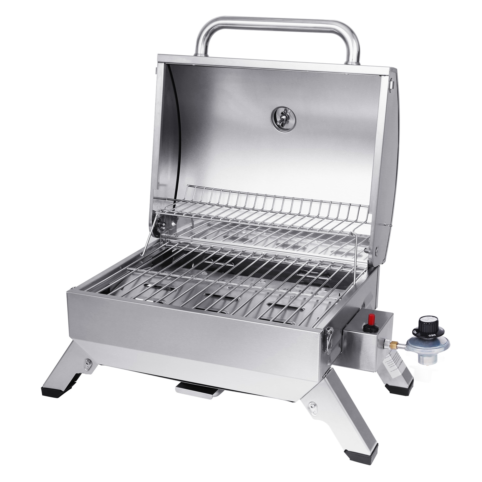 Royal Gourmet 285 Sq.-in Stainless Steel Portable Gas Grill in the 