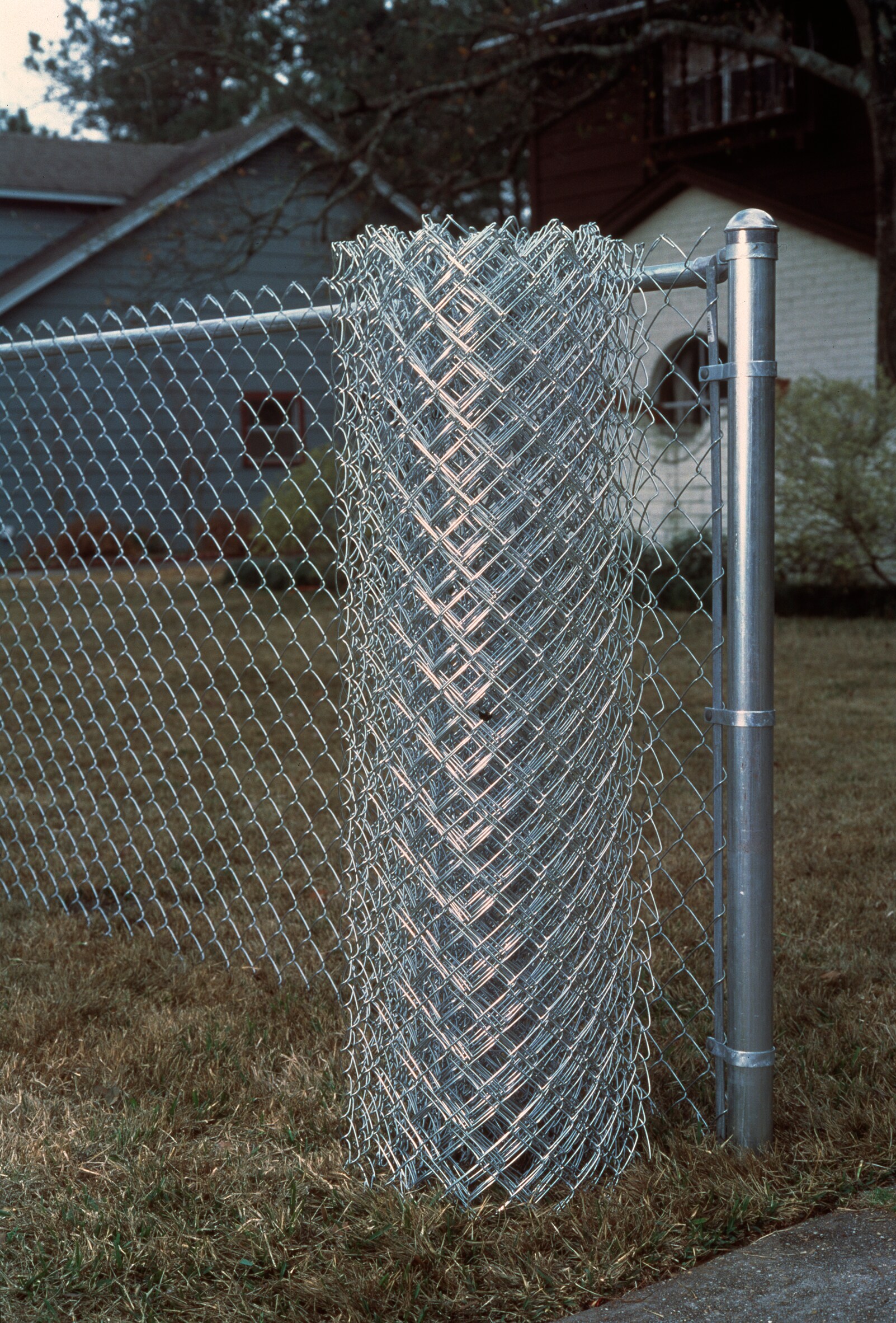 Chain link fence hole repair kits 2ft x 2ft in Silver 2 patches 