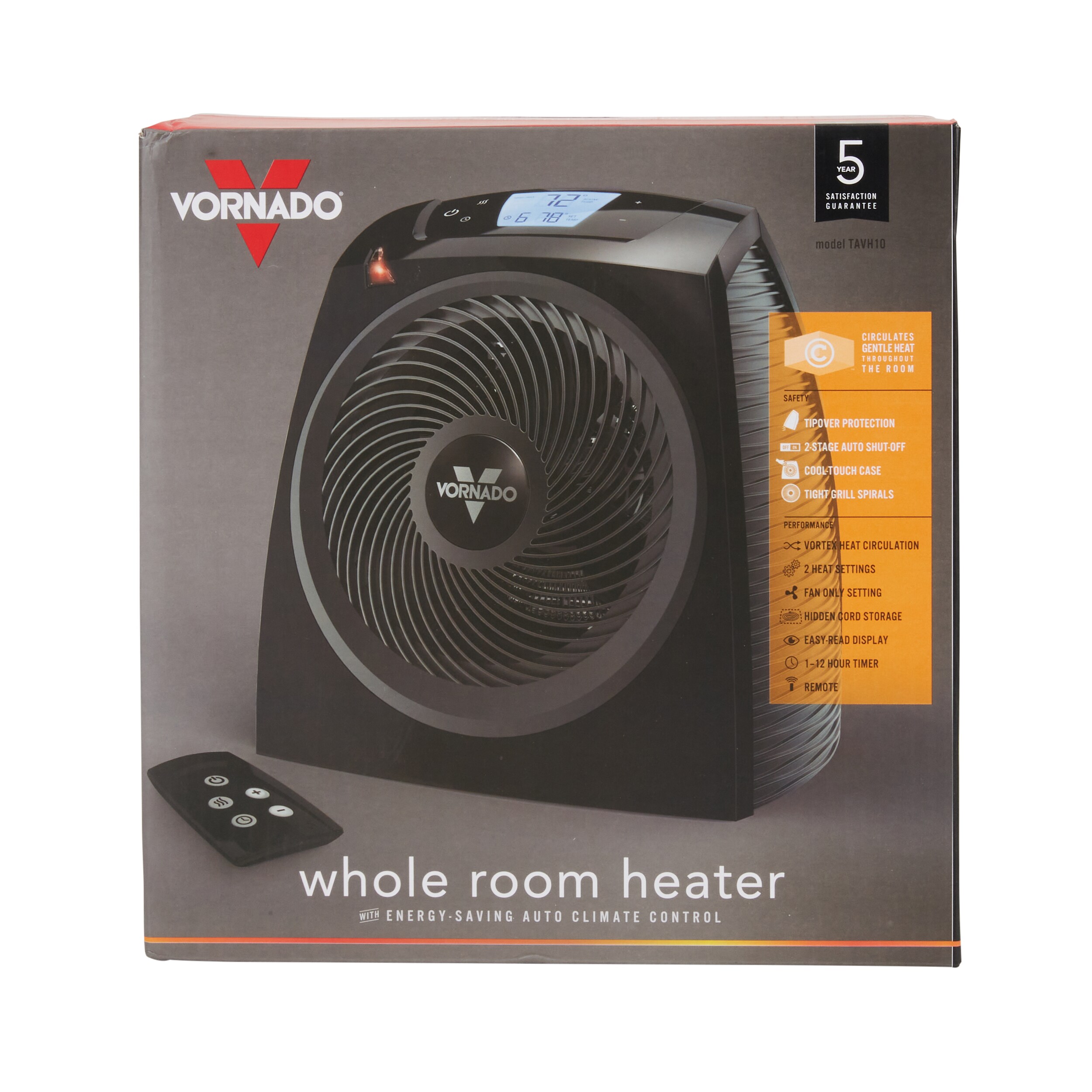 Used Vornado 1500 Watt Vortex Circulation Auto Climate Metal Space Heater 