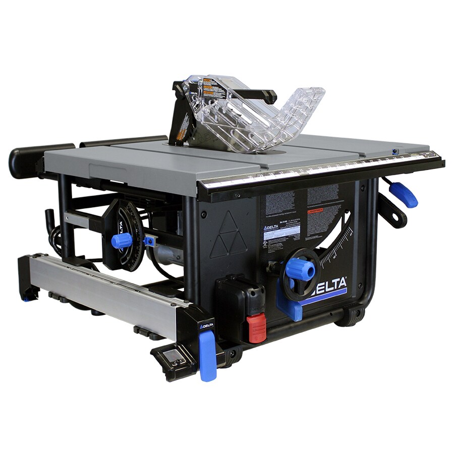 DELTA 6000 10in CarbideTipped Blade 15Amp Portable Table Saw in the