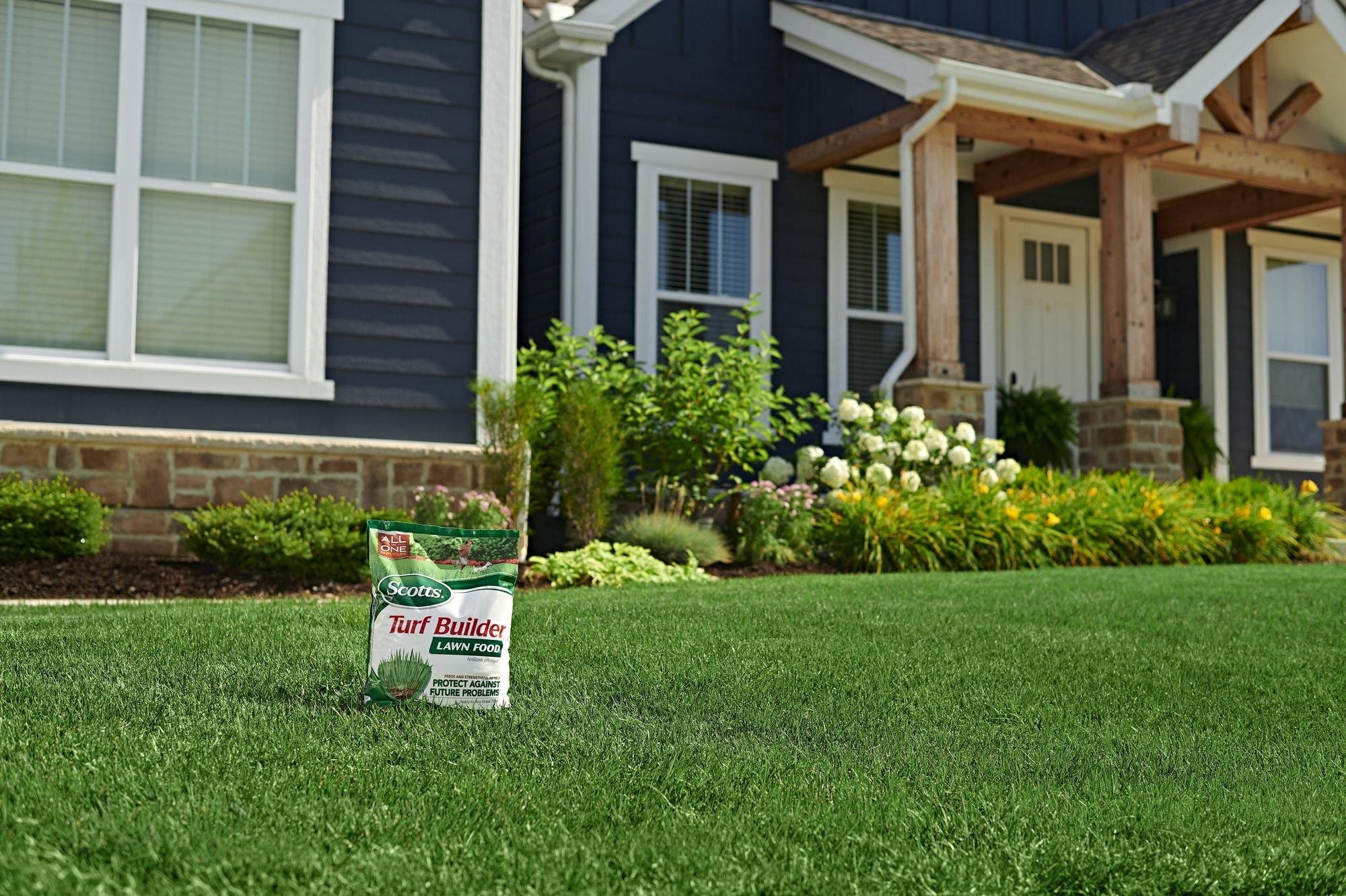 Scotts Turf Builder 12.5-lb 5000-sq Ft 32-0-4 All-purpose Fertilizer In ...