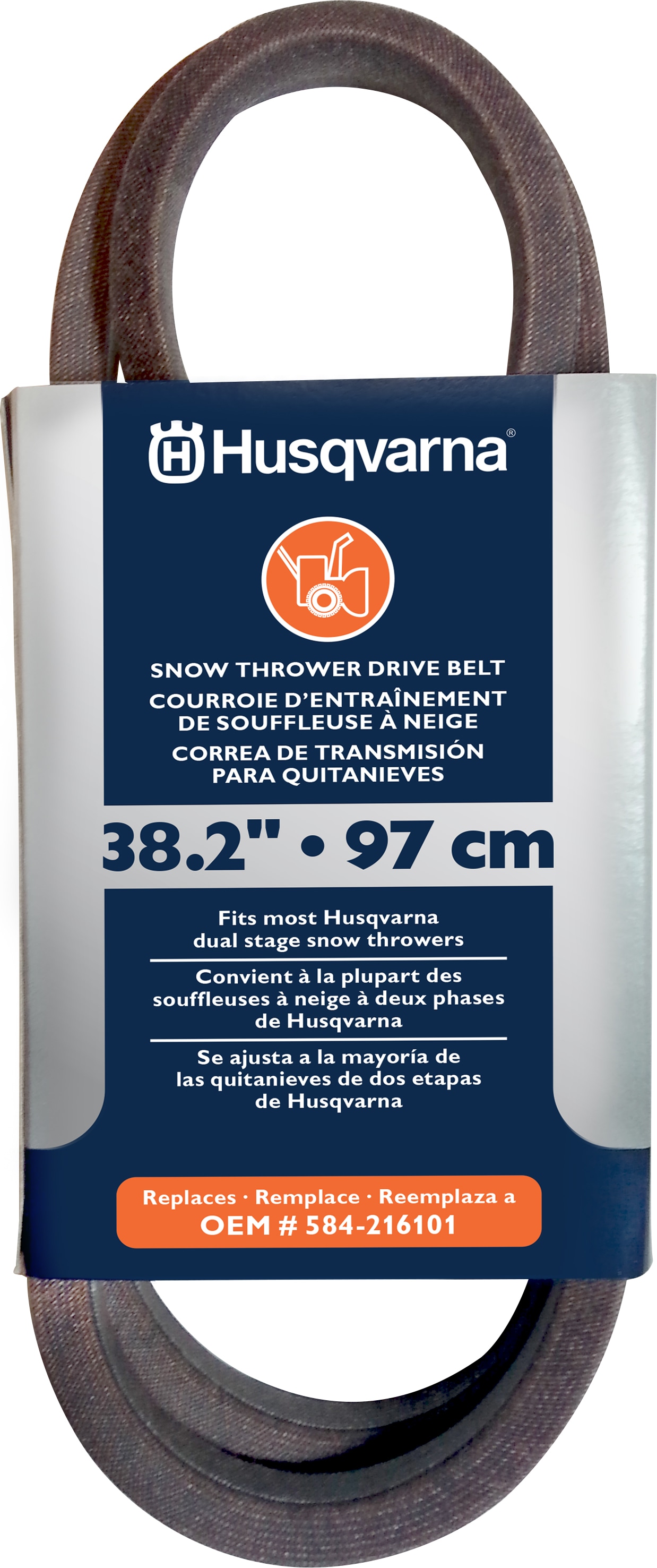 Husqvarna 41" Drive Belt for 40" 2-Stage Snow Thrower Blower 104cm 585-822901 