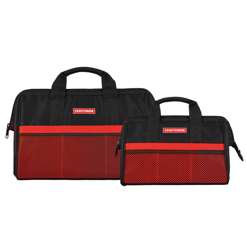 CRAFTSMAN Red Polyester 12.25-in Zippered