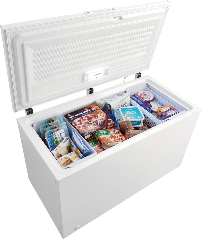 Frigidaire 14 8 Cu Ft Manual Defrost Chest Freezer White At