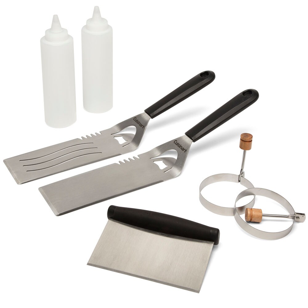 Kenley Griddle 7 Piece Spatula & Scraper Tool Set & Accessories Flat Top Grills 