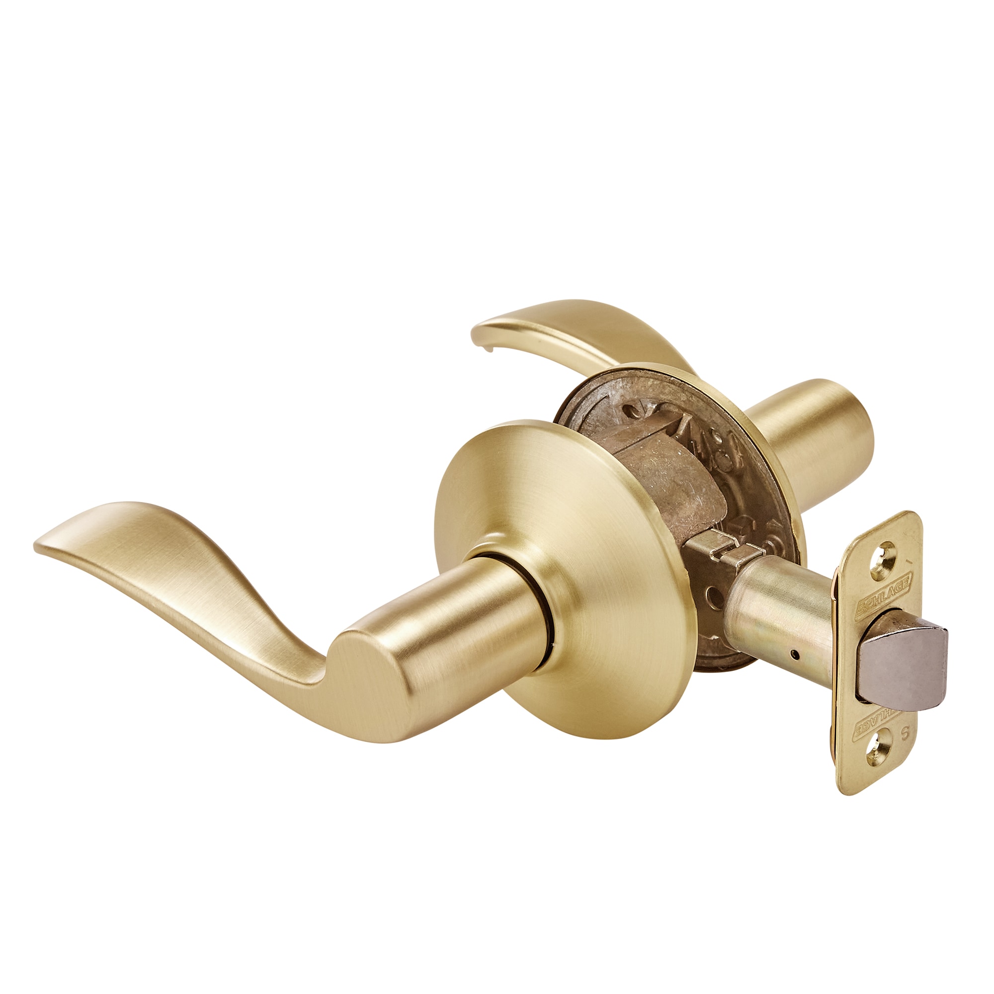 Details about   Schlage F10 VLA 609 ADD Lever Door Handle Part for Door Lock Antique Brass 